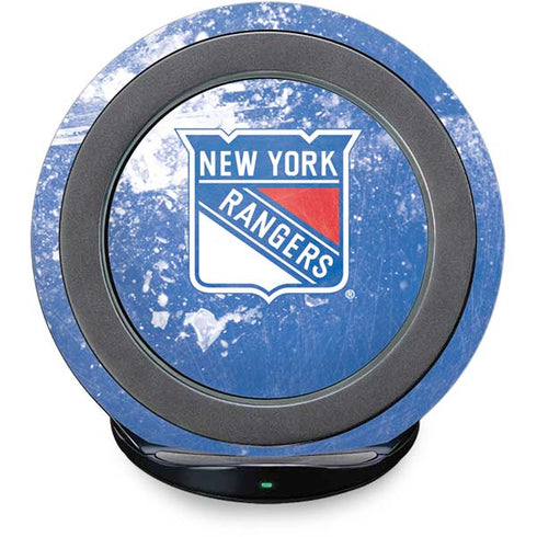 NHL New York Rangers Frozen Fast Charge Wireless Charging Stand Skin